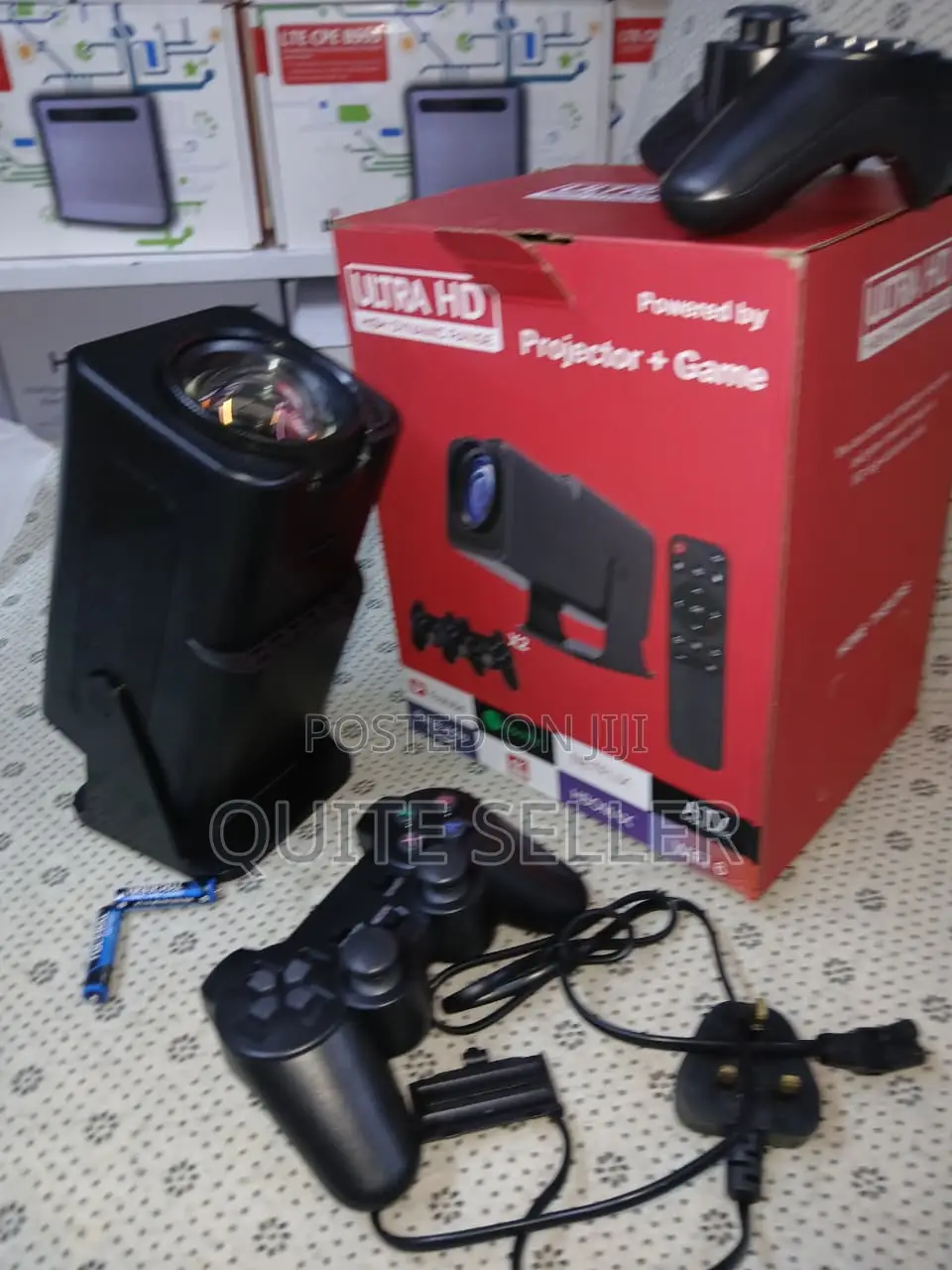 Video Gaming Wifi Android 13 Projector Portable Utra Hd