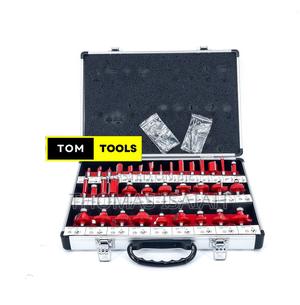 35pcs 8mm Shank Router Bit Set in Aluminium Case - thumbnail 2