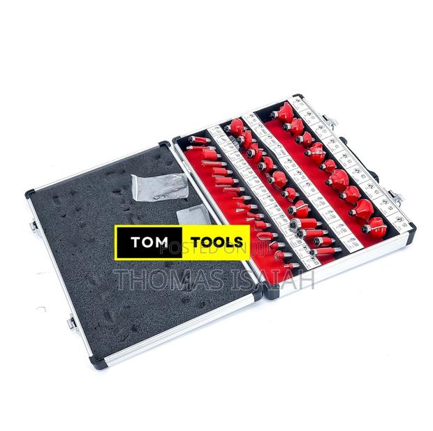 35pcs 8mm Shank Router Bit Set in Aluminium Case - thumbnail 3