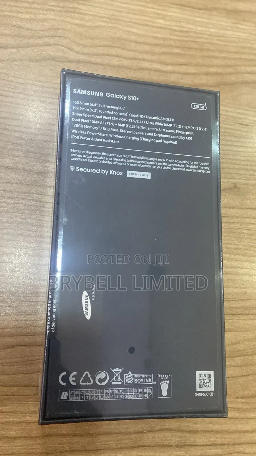 New Samsung Galaxy S10 Plus 128 GB Blue