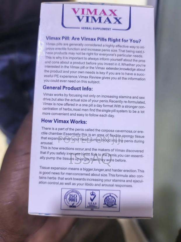 Vimax Male Herbal Supplement - thumbnail 2