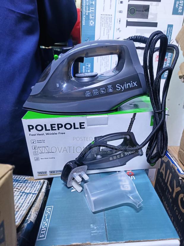 Syinix Steam Iron Box Non-Stick Coating