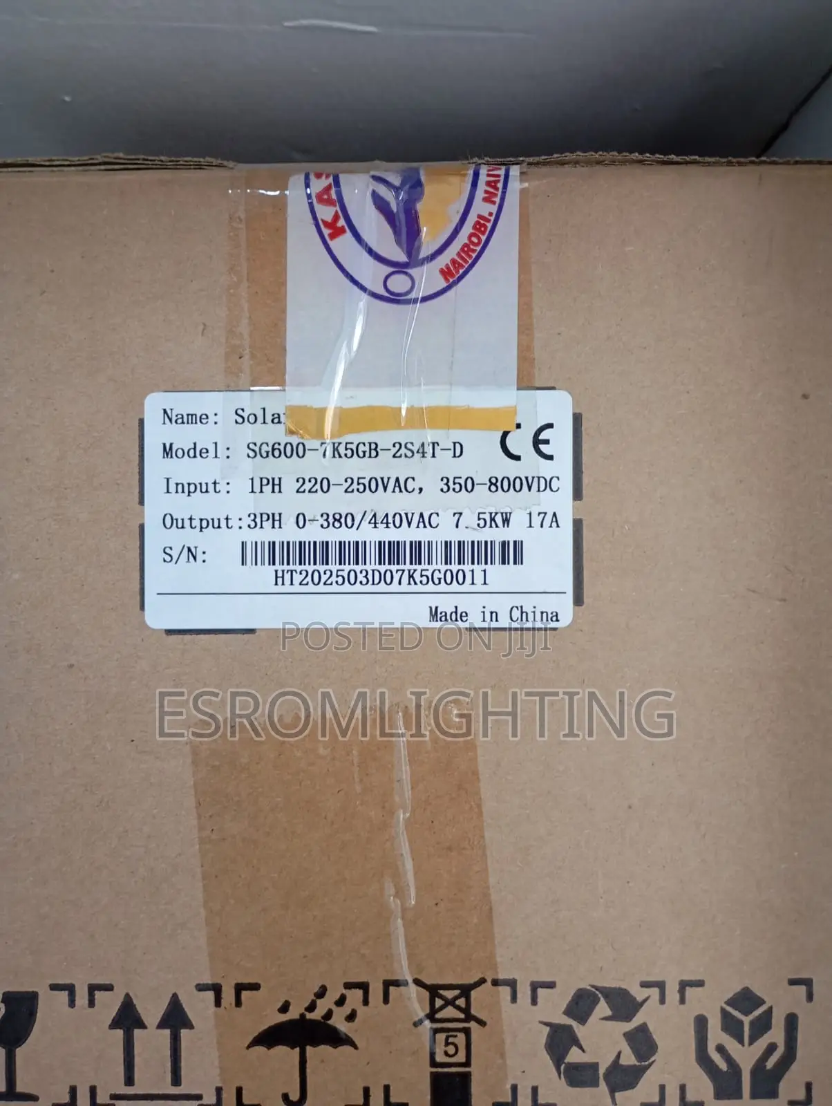 7.5kw Single Converter to 3phase Converter