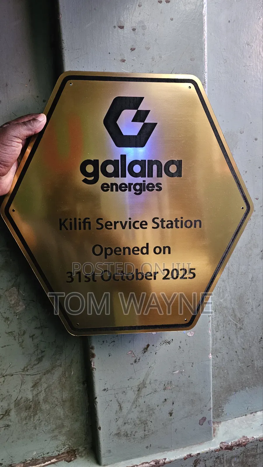 Golden Wall Plaques