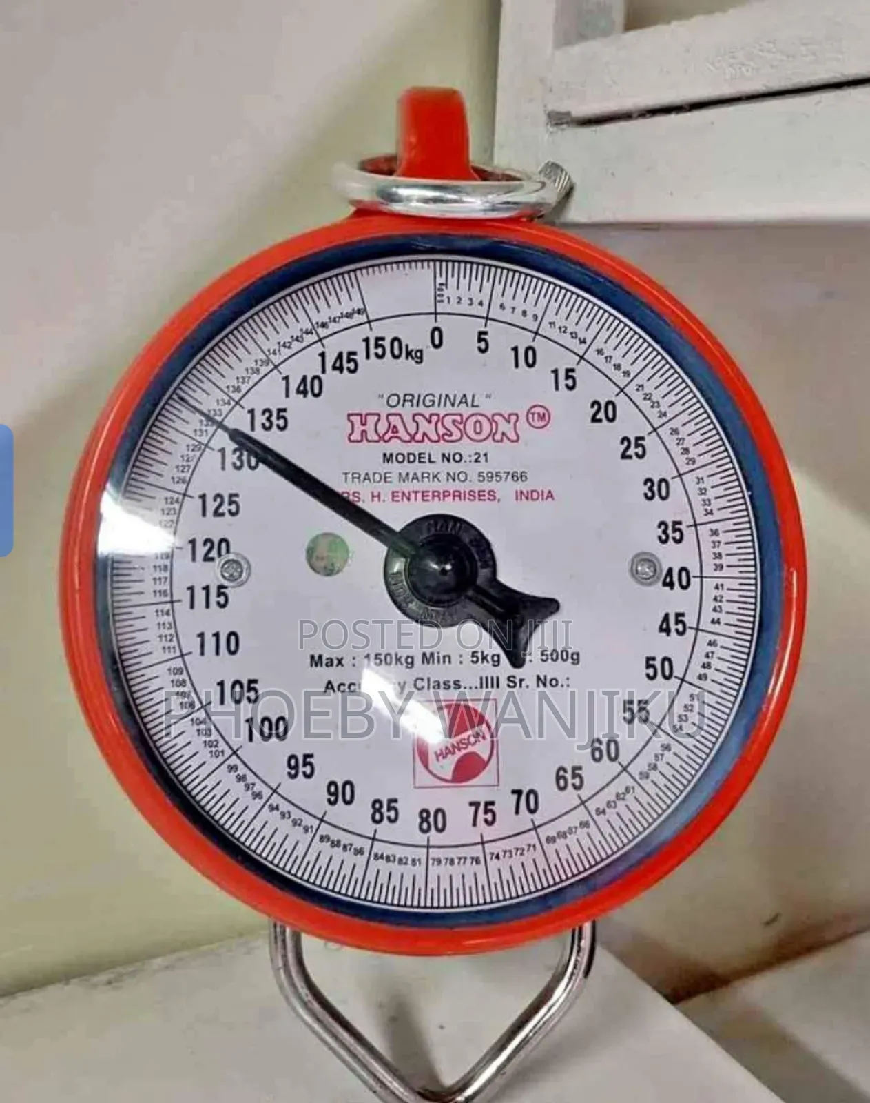 Original Weighing Scale/150kgs Hanson Weighing Scale