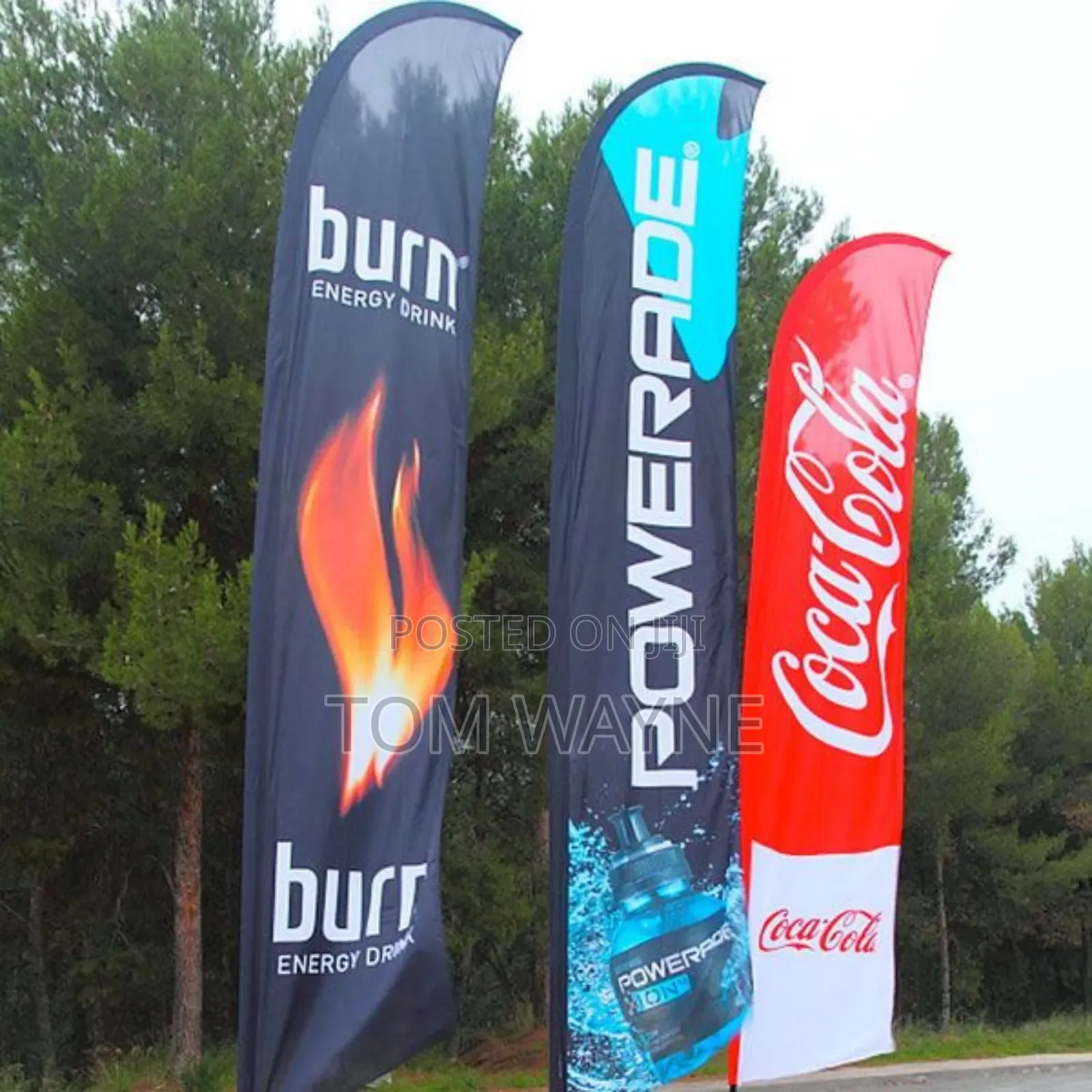 Feather Banner Printing