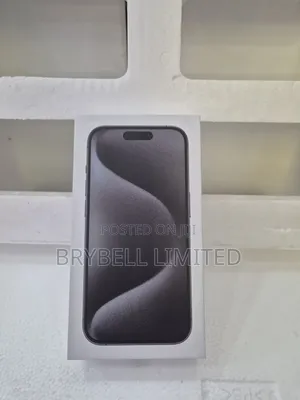 New Apple iPhone 15 Pro 256 GB Black