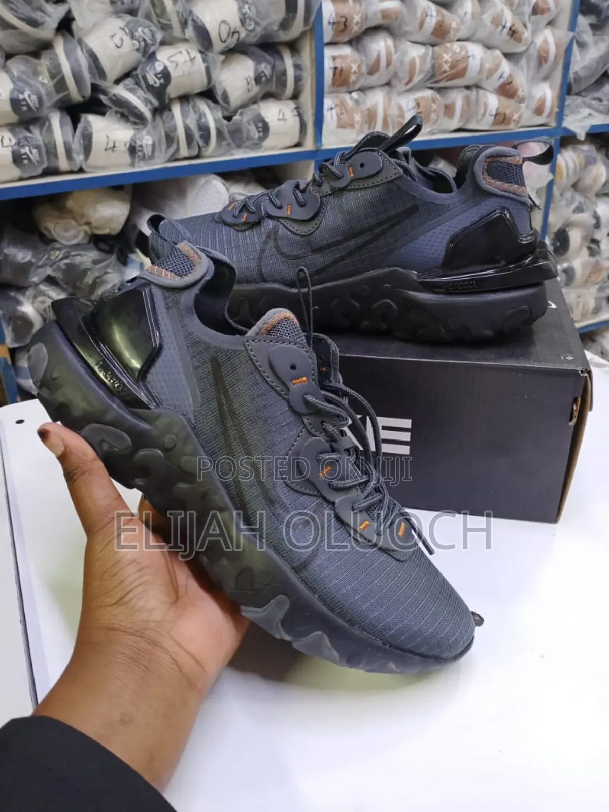 Nike React Vision Black Tick White 40-45
