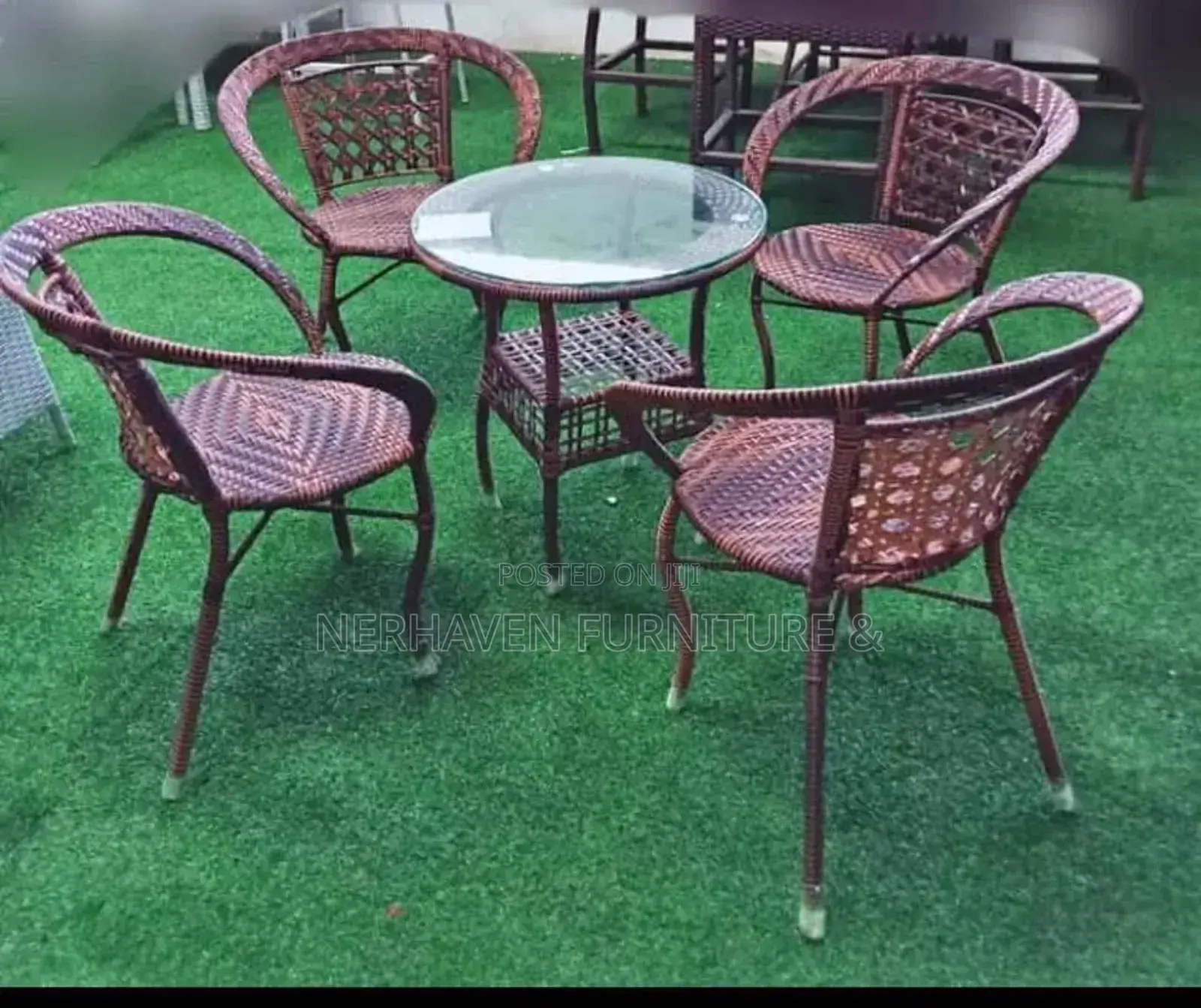 Rattan Outdoor Dining Set – Ideal For Hotels, Homes & Cafés