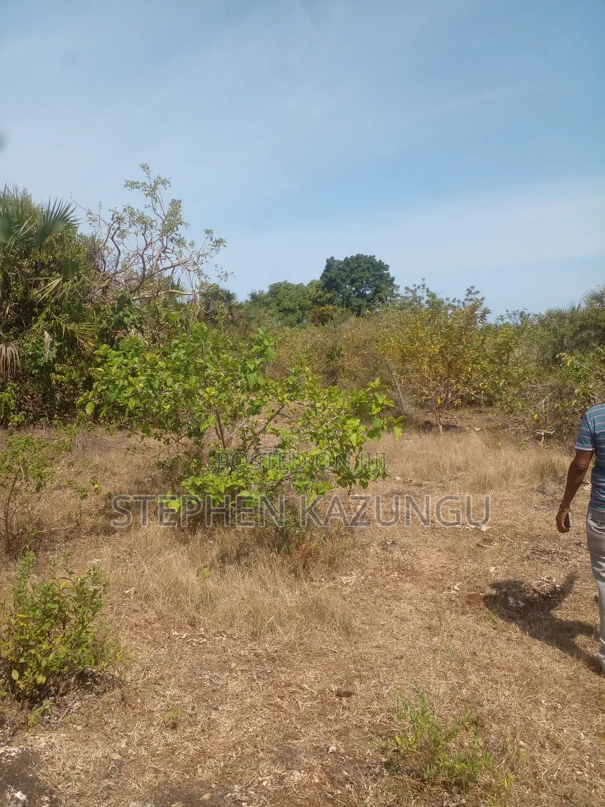1/2 Acre Plot on Sale in Kinondo Beach Side.