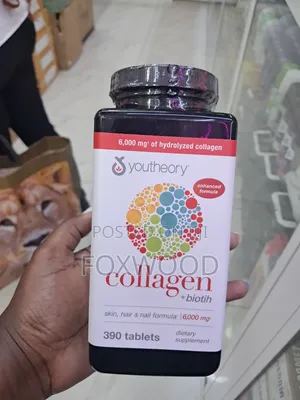 Youtheory Collagen + Biotin, A Dietary Supplement 390 Tablets