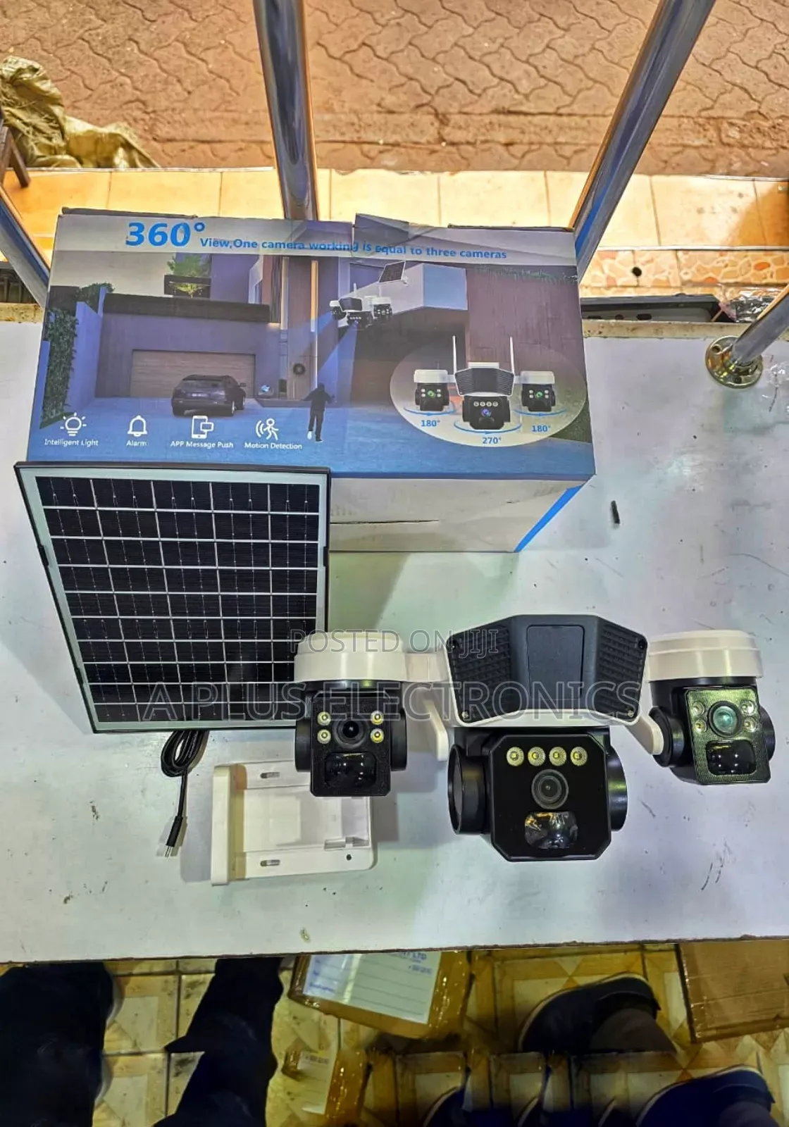 Tl3 Solar 4g (Uses Simcard) 3 Cameras