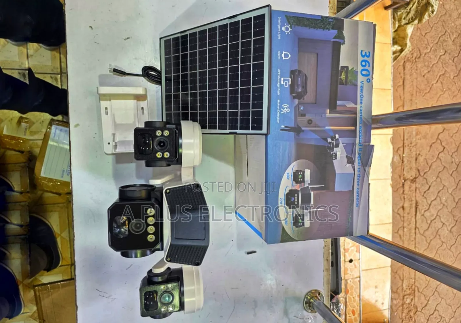 Tl3 Solar 4g (Uses Simcard) 3 Cameras