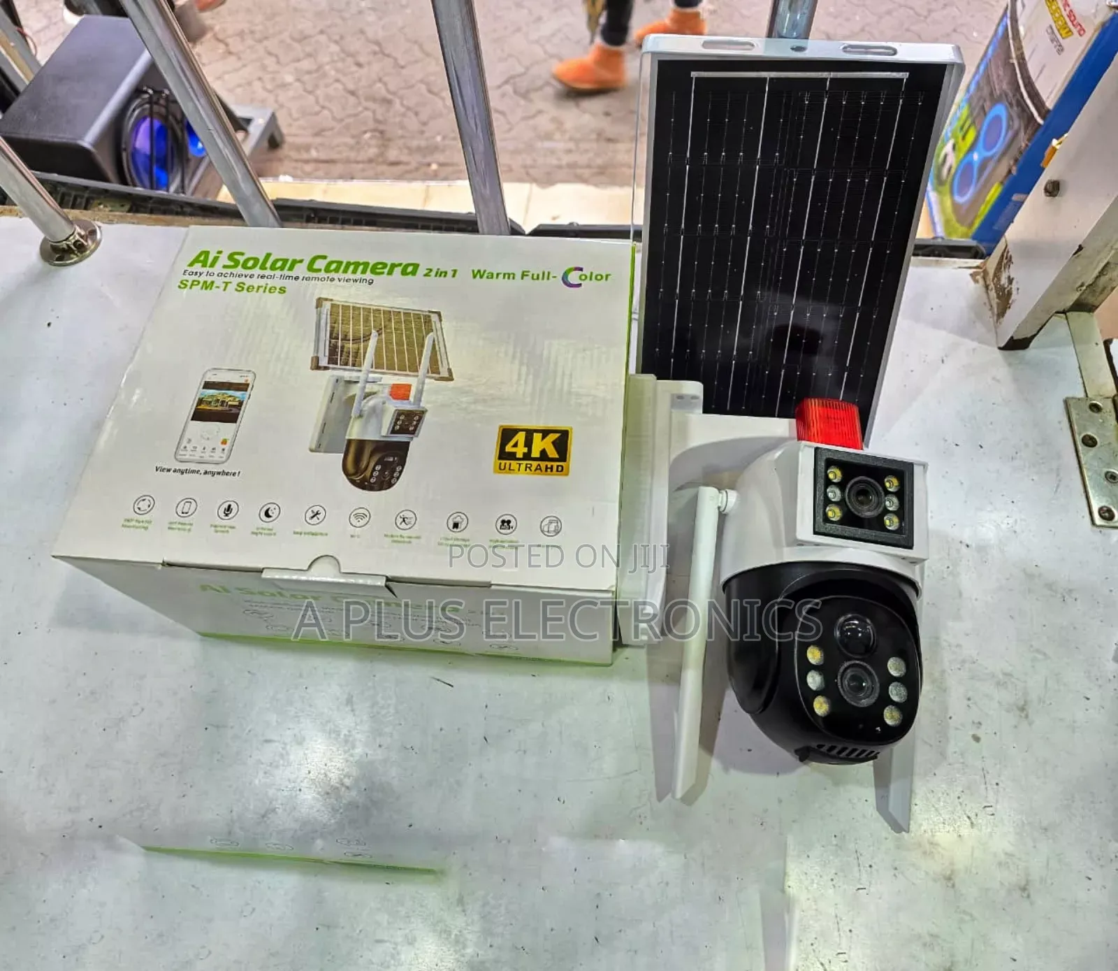T12 Solar 4g (Uses Simcard) Double Camera