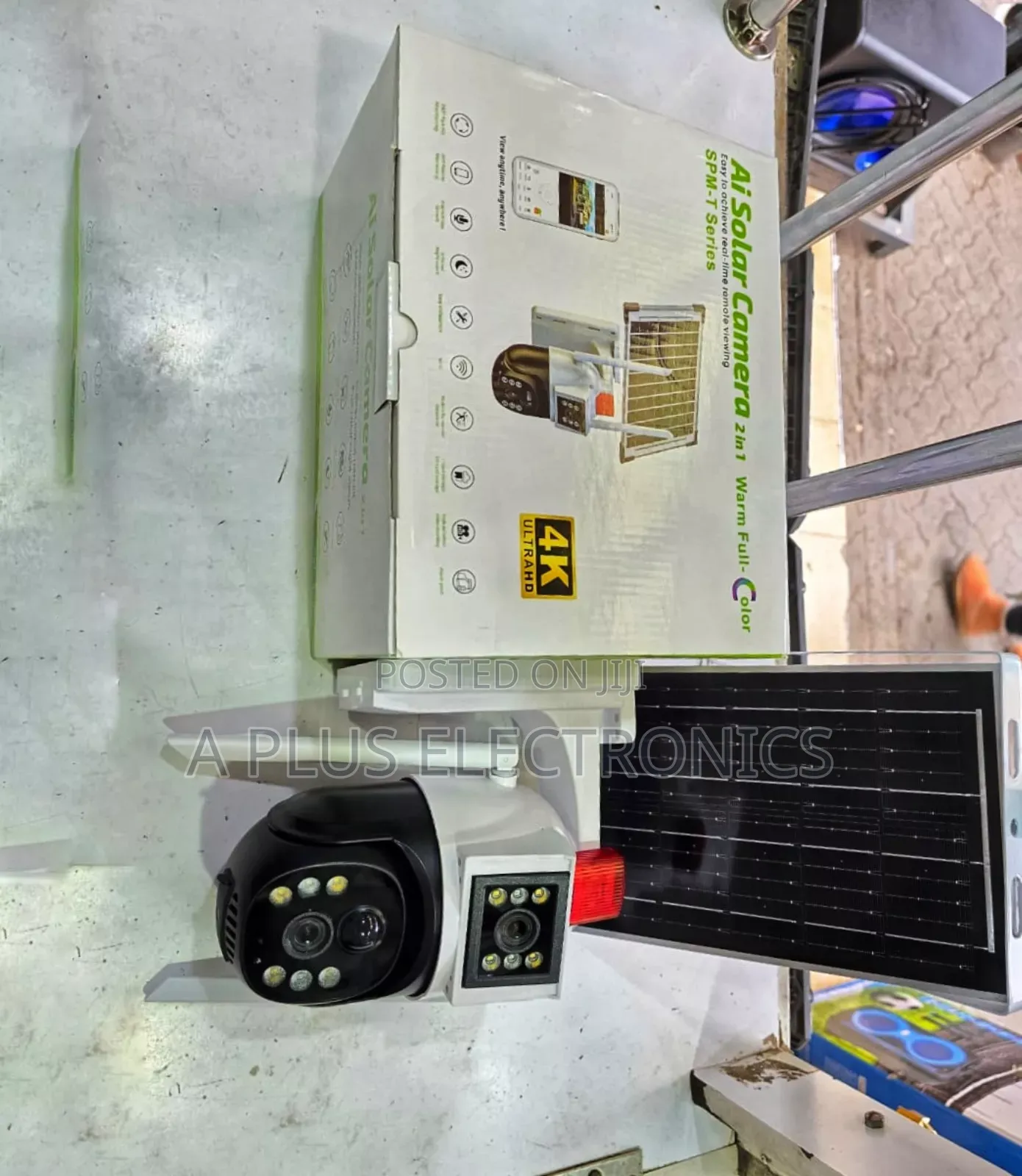 T12 Solar 4g (Uses Simcard) Double Camera