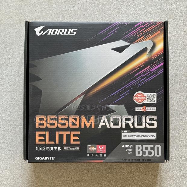 Gigabyte B550m Aorus Elite Am4 Ryzen Gaming Motherboard