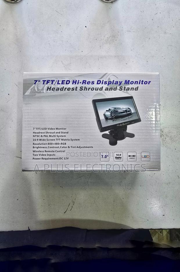 7007 7 Inch TFT Monitor