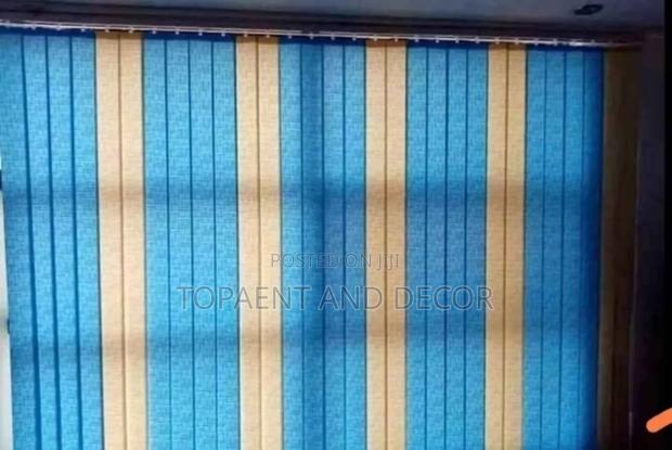 Stylish Textured Patterned Vertical Window Blinds - main view