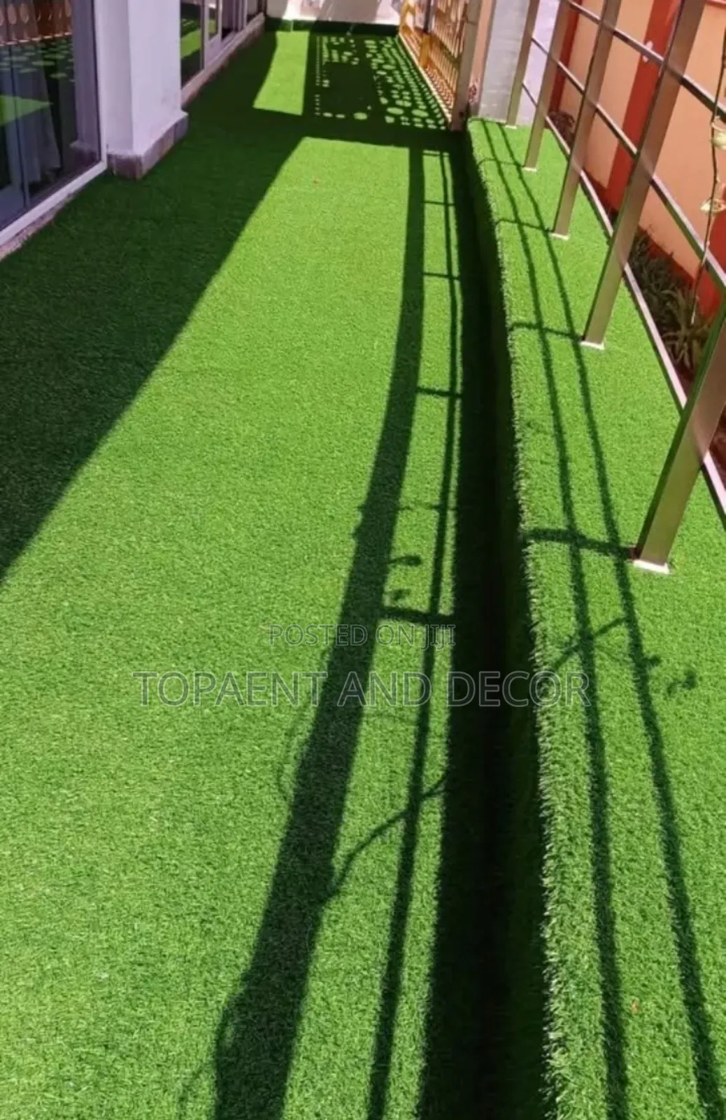 Thick Pile Artificial Grass Carpet for Balcony