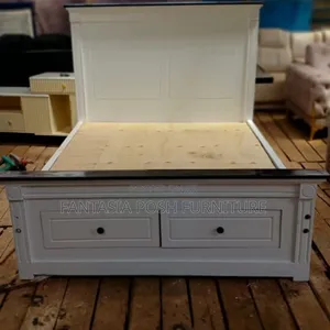 5x6 White Channel Bed Available for Sale