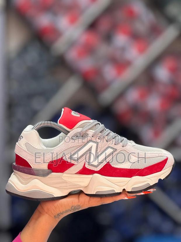 New Balance 9060 Red Sneaker - thumbnail 2