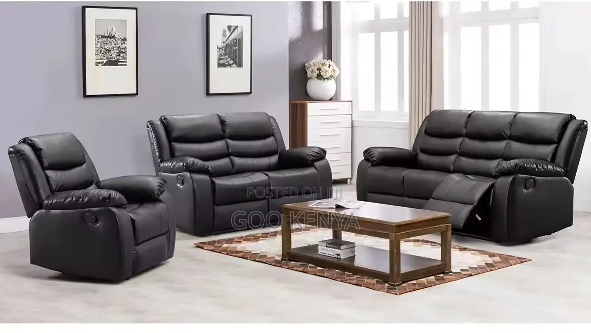 Home Sofa; Multi-Seat Recliner Sofa With Smooth Footrest Operation
