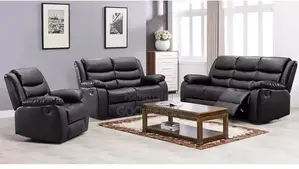 Home Sofa; Multi-Seat Recliner Sofa With Smooth Footrest Operation