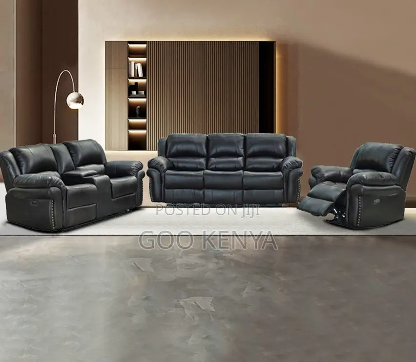 Home Sofa; Multi-Seat Recliner Sofa With Smooth Footrest Operation