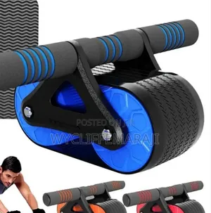 Fitness Ab Roller Coaster Wheel.Automatic Rebound Belly Roller
