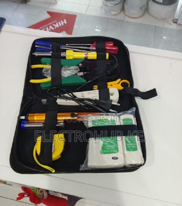 Professional Lan Networks Repair Kits With Rj45 Tester Crimping