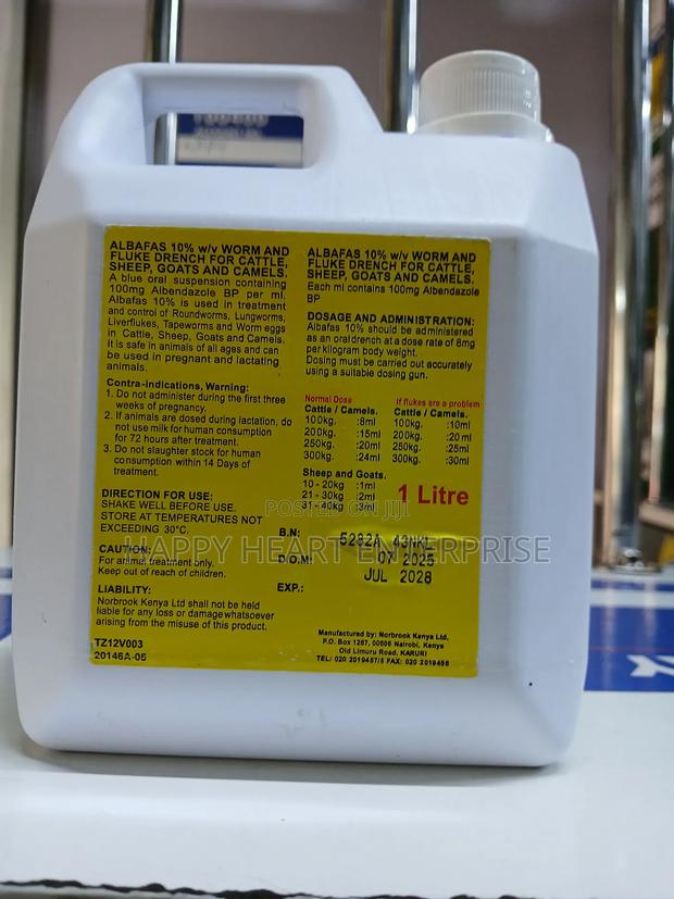 Albafas 10% Dewormer (Albendazole 10%) 1l - thumbnail 4