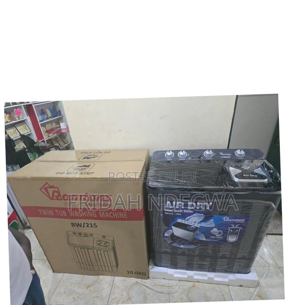 Black Ramtons 10kgs Top Load Twin Tub Washing Machine