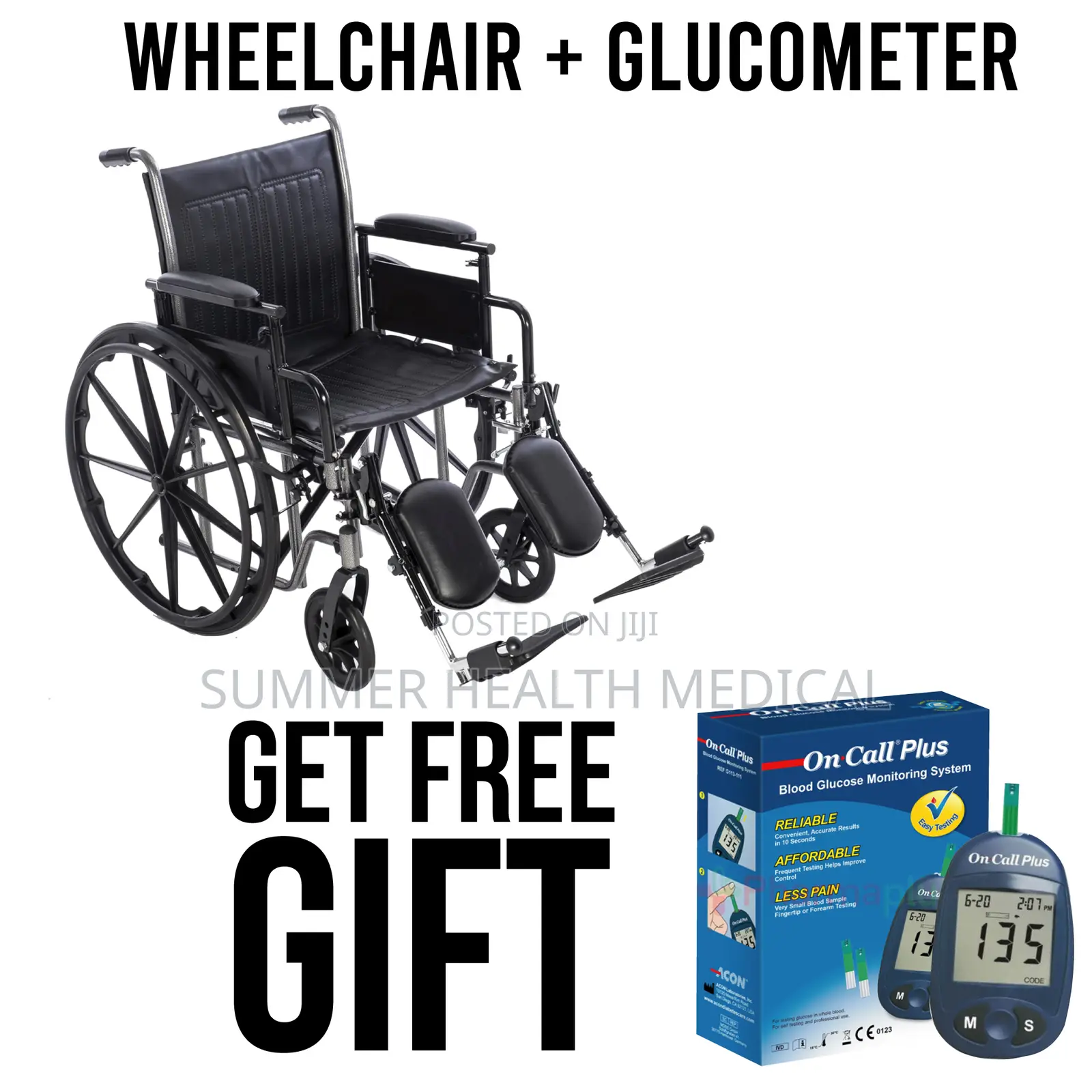Wheel Chair + Glucometer