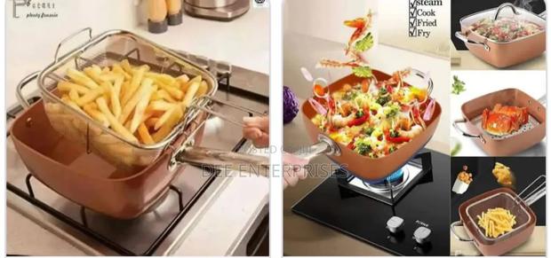 Long Handle Copper Pan - main view