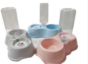 2-in-1 Automatic Pet Bowl Water Dispenser – Cats Small Dogs -Dv