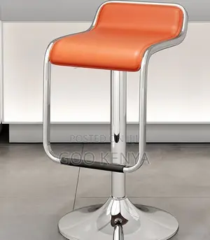 Home Counter Stool; Modern High Stool With Adjustable Swivel Base