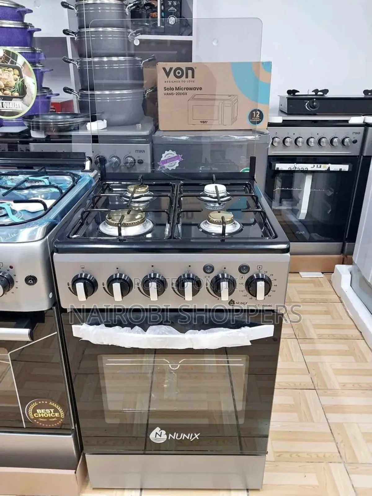 Nunix Gas Cooker All Gas Burner