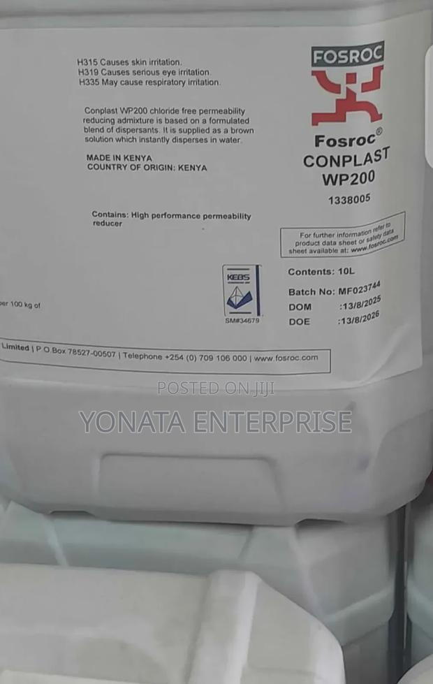 Conplast Wp200 - Waterproofing Admixture - thumbnail 2