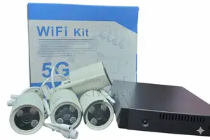Full Kit Wifi 4 Channel Full Color Security CCTV Camera