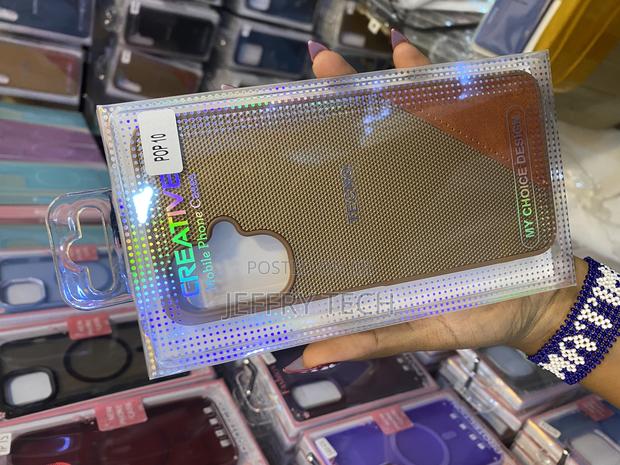 Eskay Tecno Pop 10, Luxury Business Case Retro Leather Soft Rubber - thumbnail 3