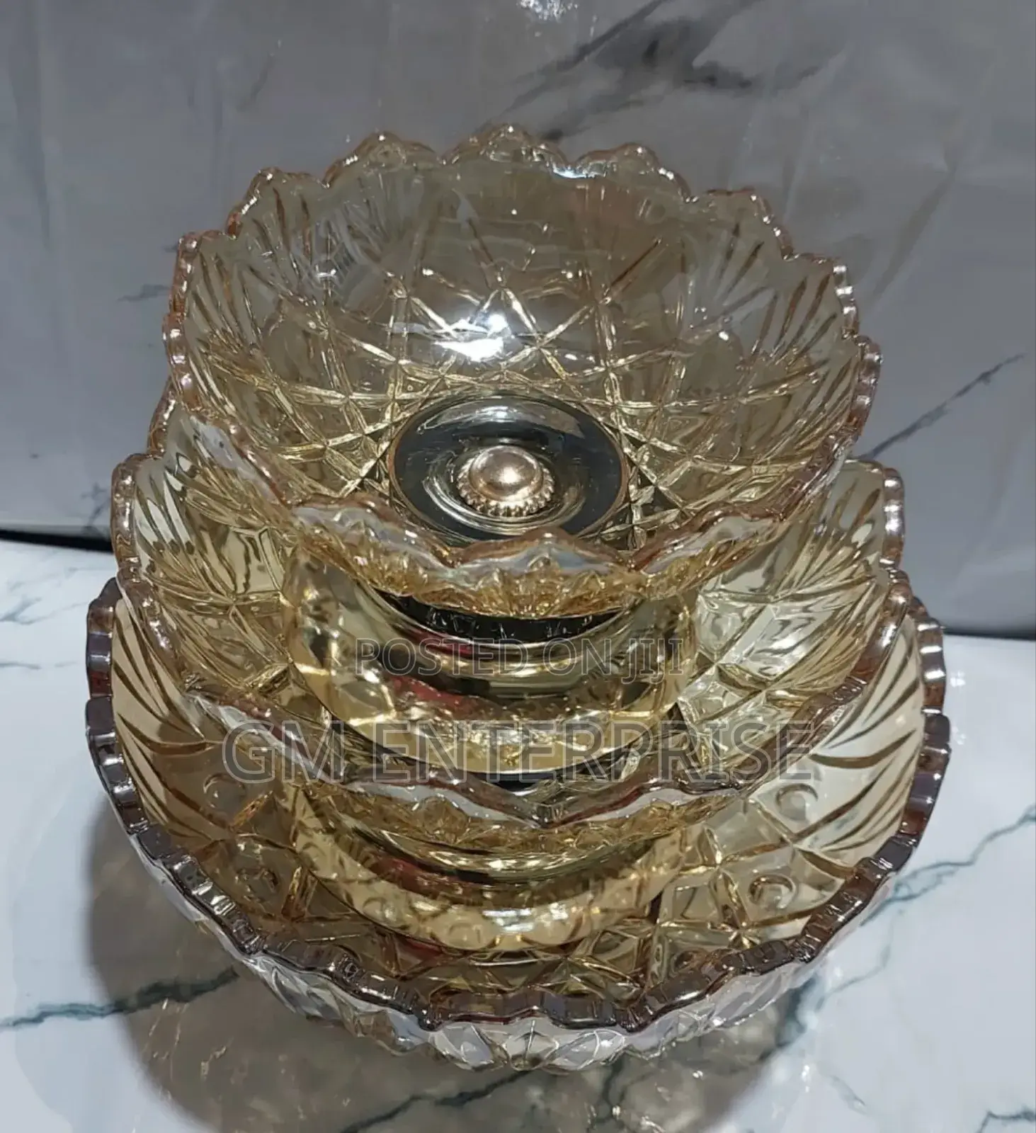 3 Arm Elegant Multi-Purpose Display Serving Bowls