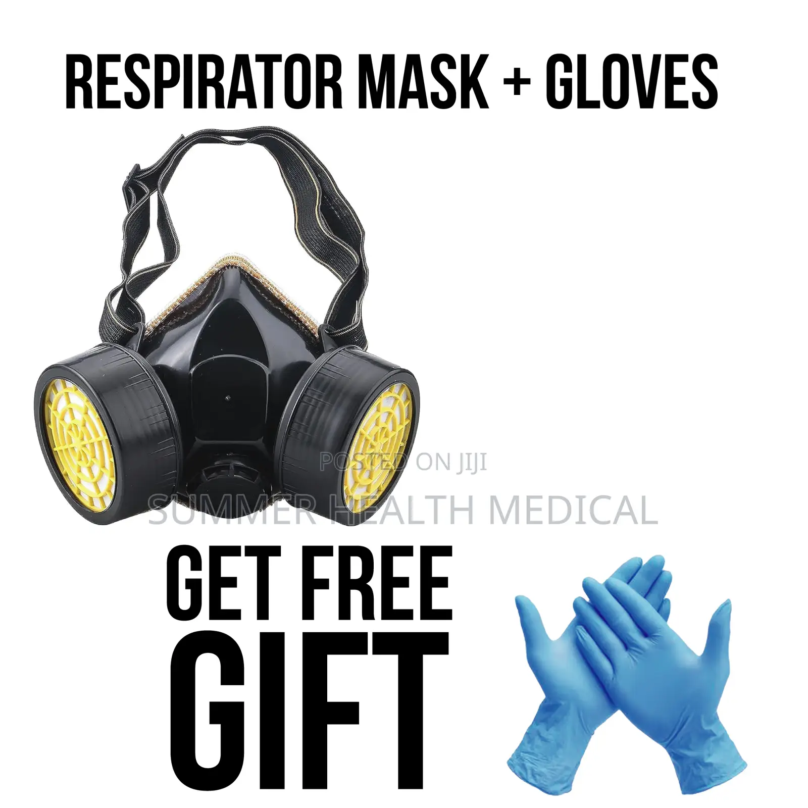 Respirator Mask + Gloves