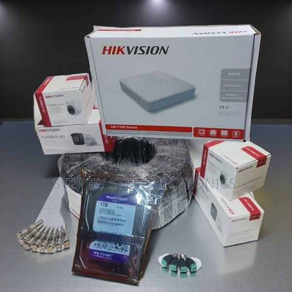 Hikvision 4 Channel DVR CCTV System 1080p Hd 4 Cameras + 1tb Harddisk