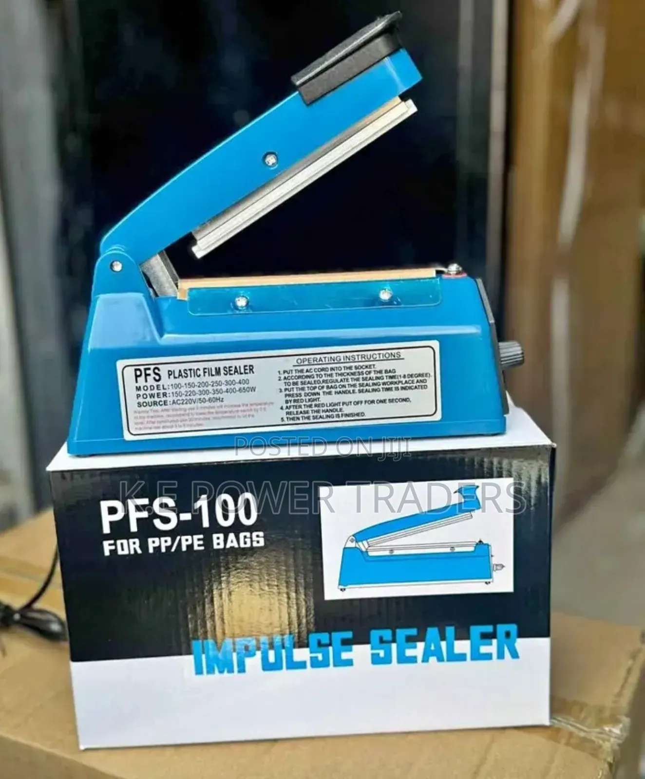 Plastic Impulse Sealer 100mm