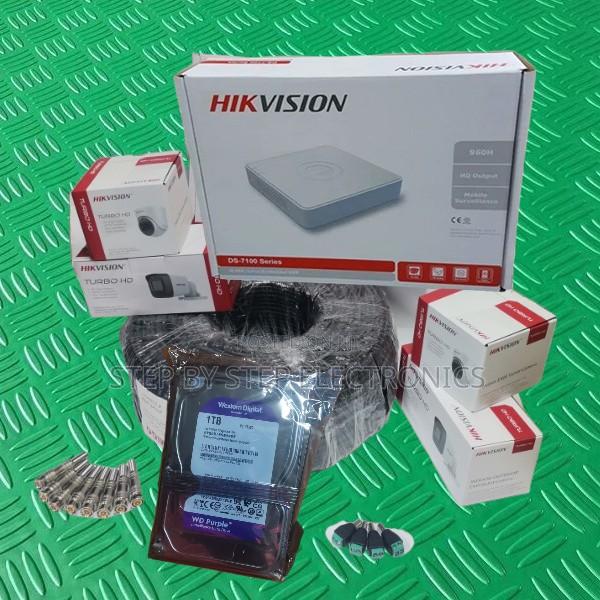 Hikvision 4ch 2mp Cameras Remote Monitoring CCTV Kit With 1tb Harddisk
