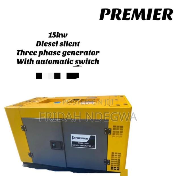 Premier 15kw Diesel Silent Three Phase Generator With Automatic Switch - main view