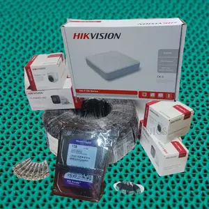 Hikvision 4 Cameras Full Hd 1080p CCTV Kit DVR 1tb Harddisk Included