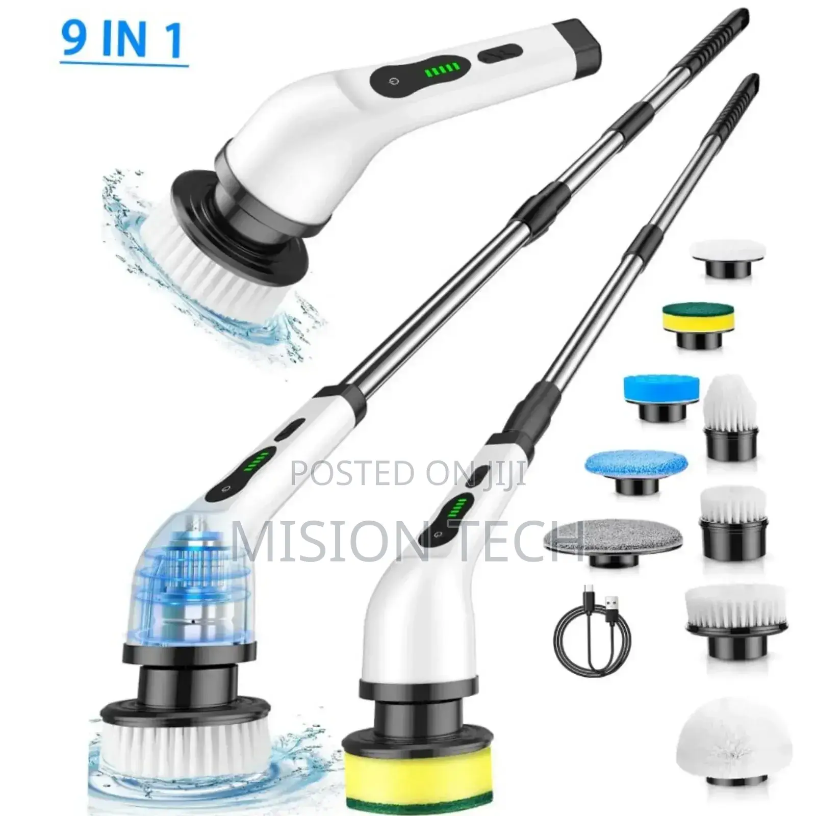 9-in-1 Cordless Electric Cleaning Brush