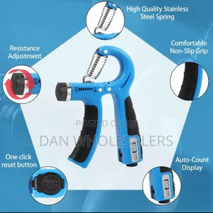 Adjustable Hand Grip Set(With Digital Counter)*
*With;*
*Stress Ball