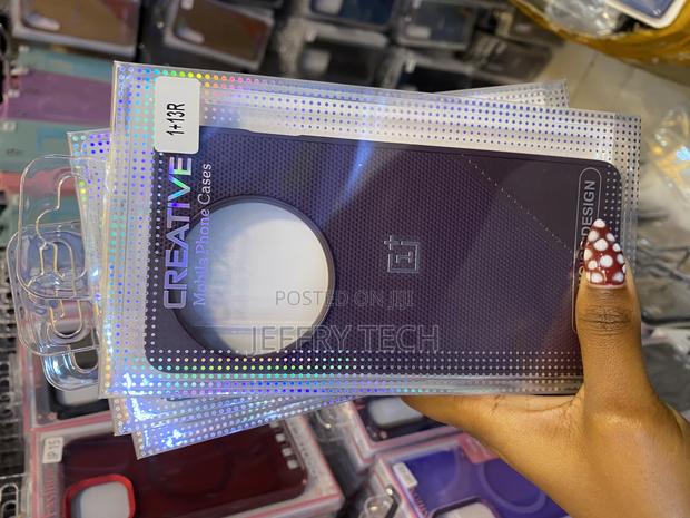 Splicing Leather Back Case for Oneplus 13r With Logo - main view